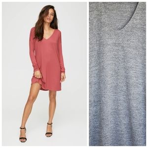 Aritzia Wilfred Free Gail Sweater Dress Gray XXS Knit Minimalist